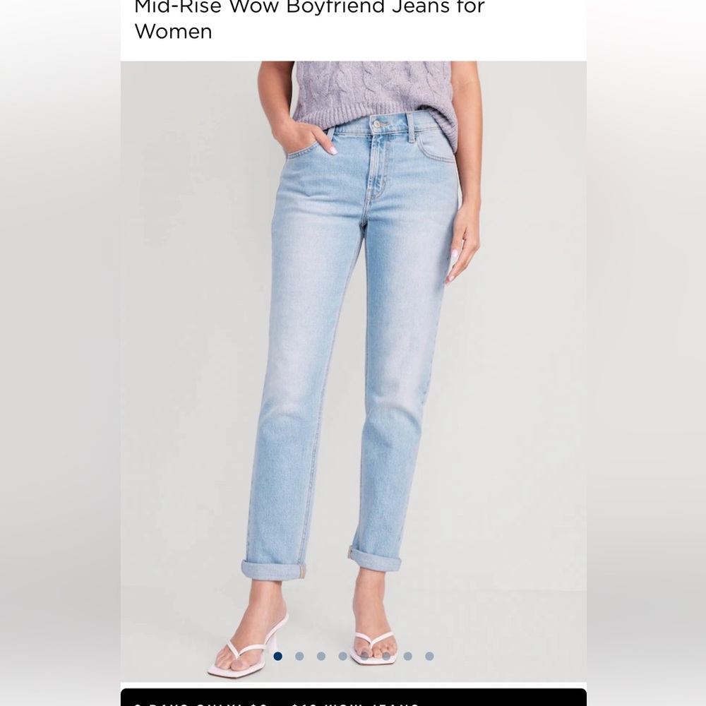 Lot of 2 Old Navy Women’s WOW Boyfriend Jeans